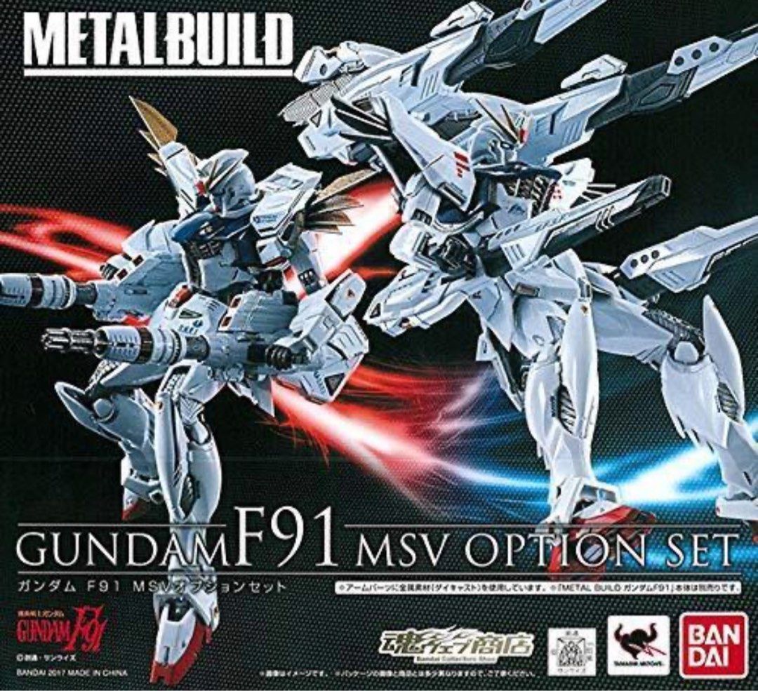 特價 已開 日版 機動戰士 metal build 高達 Gundam F91 MSV Option Set 全1款 mb 超合金 可動 模型 ...