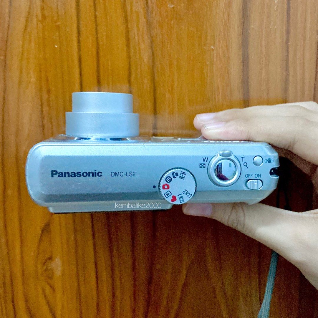Panasonic Lumix DMCLS2 kamera digital pocket camdig vintage jadul