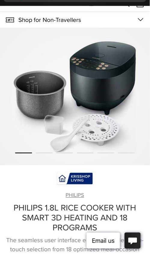Philips rice cooker 1 liter clearance