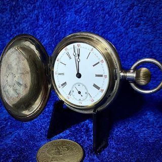 Pocket Watch / Fontainemelon / Swiss /Antique c1900-1910s / 12 Size / Hunter Case