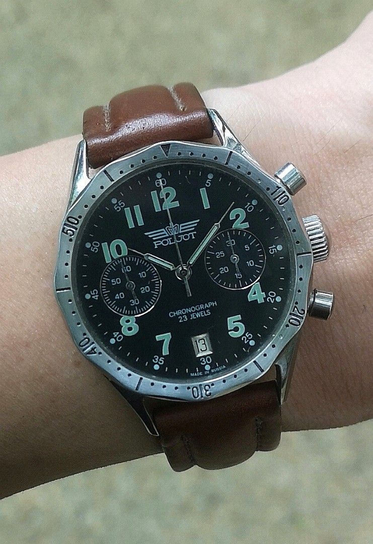 Poljot aviator chronograph store