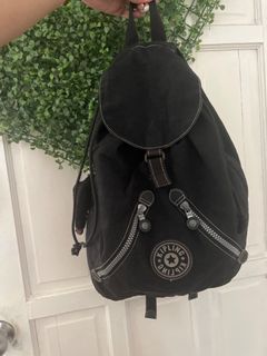 Preloved kipling backpack black