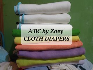 PREMIUM ABC BY ZOEY CLOTH DIAPERS/INSERTS/SOAKERS LIKE NEW