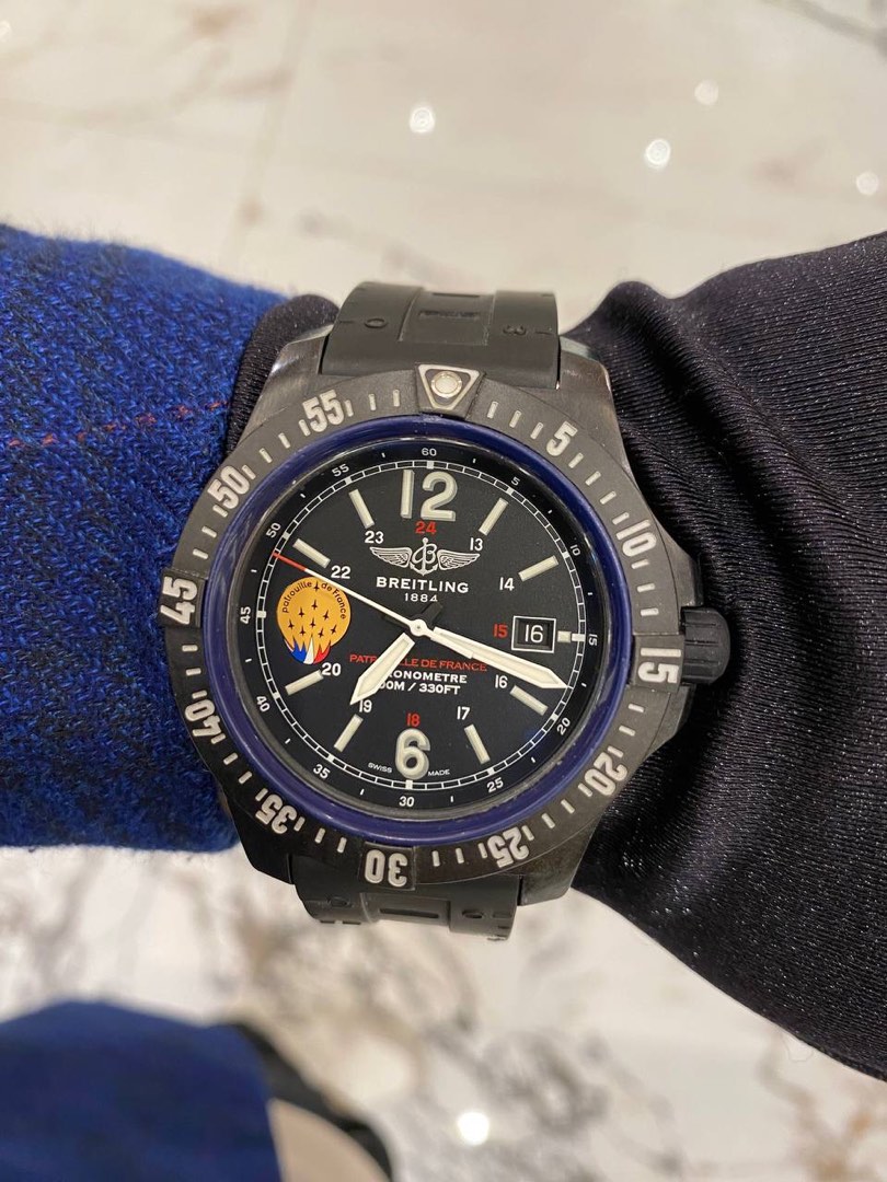 RAYA SALE BREITLING COLT SKYRACER PATROUILLE DE FRANCE LIMITED EDITION REF X74320B8 44MM QUARTZ YEAR 2020 WATCH FULL SET Luxury Watches on Carousell
