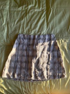 reformation a-line mini skirt