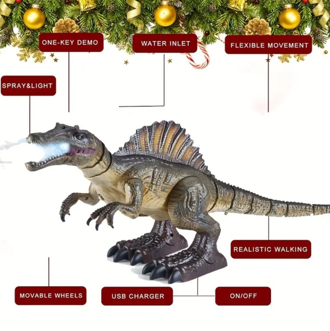 Remote Control Dinosaur Toys Gifts for Kids Electronic Realistic
