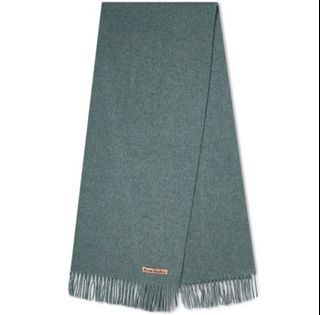 ROMANTIC MUFFLER Japan 🇯🇵 Knitted Knit Muffler Fringe Tassel Scarf Scarves Winter Snow Pastel Green
