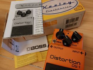 Sale Trade ORIGINAL Keeley Boss DS1 with Ultra and Seeing eye MOD
