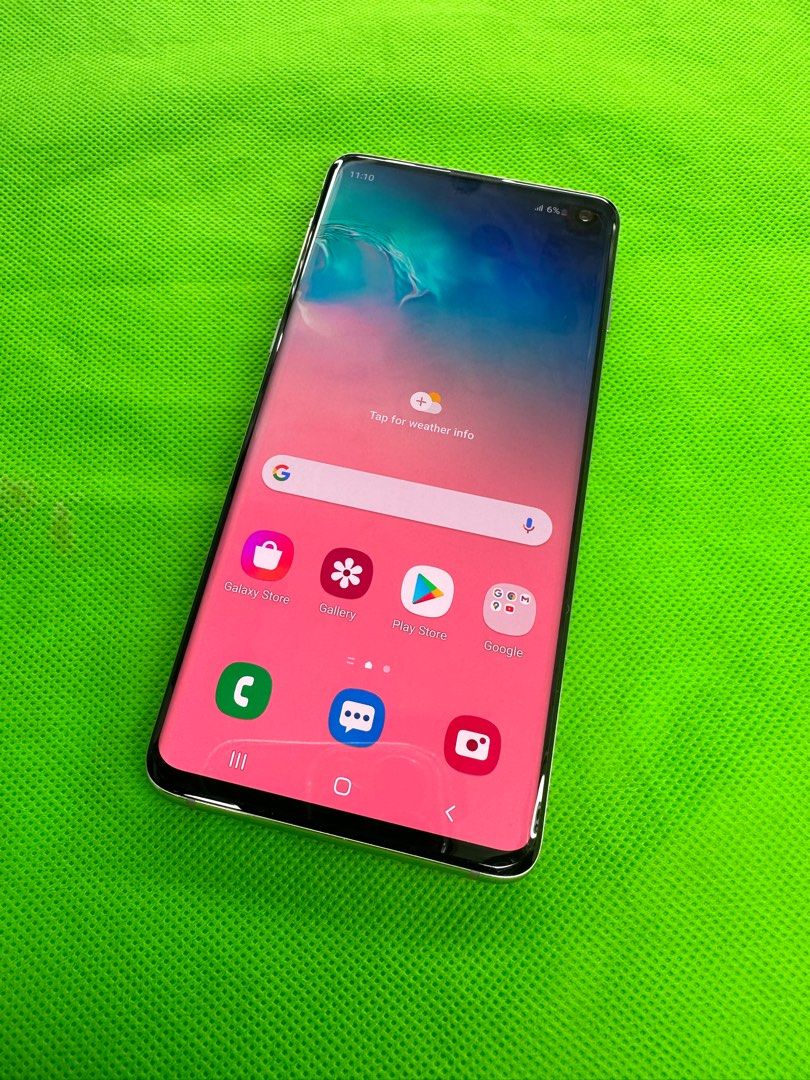 Samsung S10 128gb ‘ 8g ram (Category: Samsung) located in San Juan City. Submitted by AshleyandLynGeneralmerchandise (Listing ID 1298685302, Image 2). Description: We accept trade in Credit card / Home Credit Shipping Meet ups / Delivery Fb page: Ashley & Lyn.