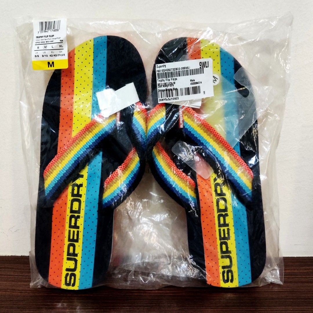 Superdry trophy flip flops sales