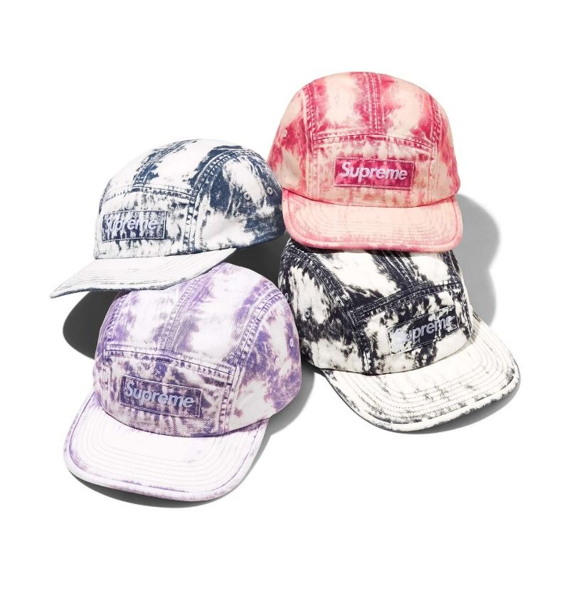 Supreme bleached denim hat discount