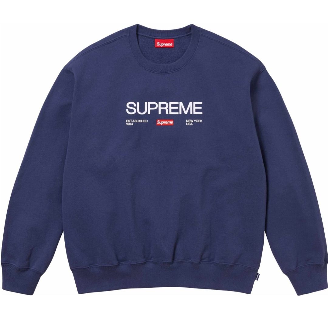 SUPREME ESTABLISHED CREWNECK