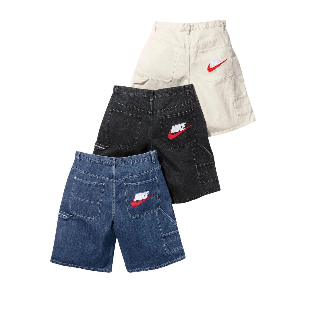 SUPREME NIKE DENIM SHORT Men s Fashion Bottoms Shorts on Carousell