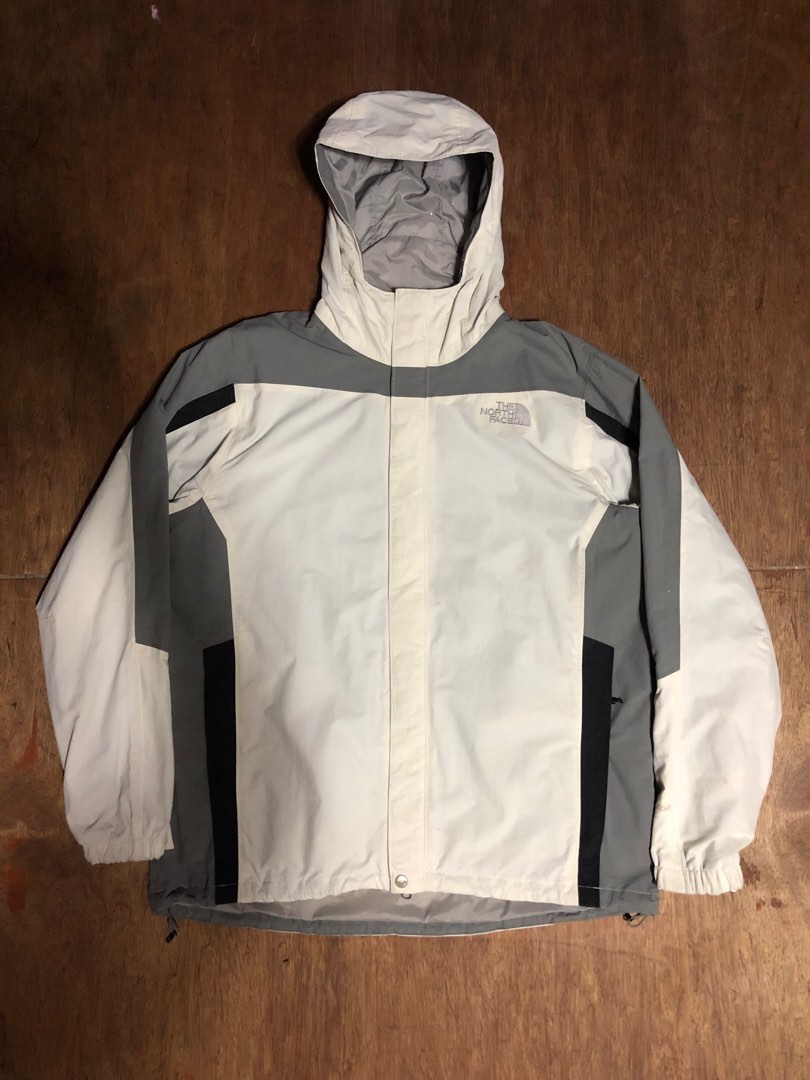 THE NORTH FACE HYVENT Mountain Parka Shell Jacket Men's M size Nylon gray type Vintage Second Hand