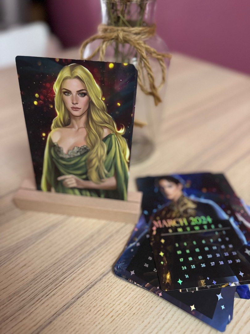 The World of Sarah J Maas Card Calendar Fairyloot, Hobbies & Toys, Toys