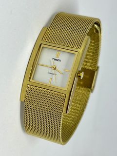 TIMEX Tank Gold(gp) Vintage Unisex Preloved Watch