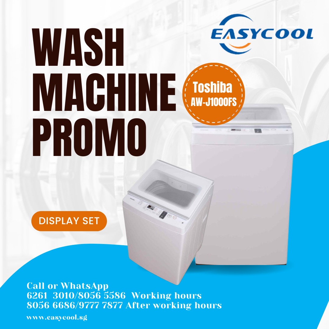 Toshiba AW-J1000FS 9kg Top Load Washing Machine - White - Display Set ...