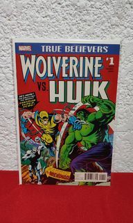 True Believers: Wolverine vs. Hulk #1 Marvel Comic