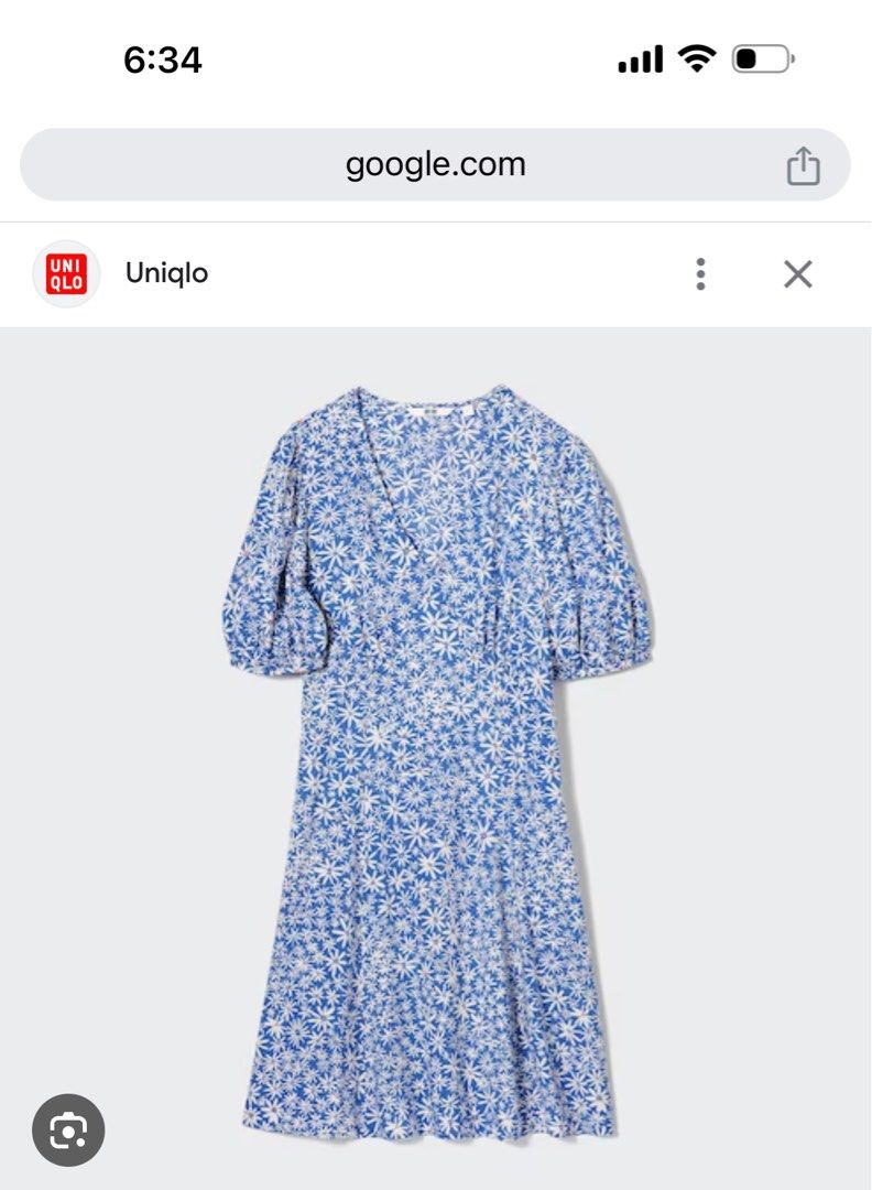 Uniqlo floral dress on sale