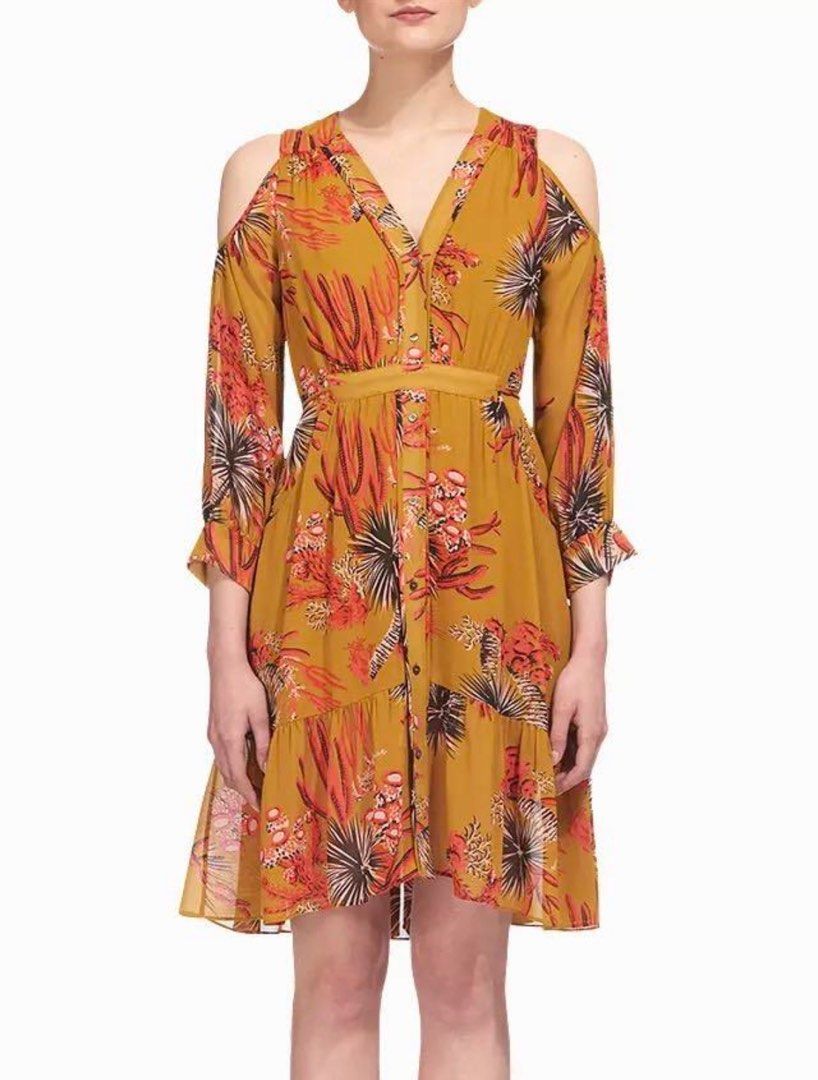 Whistles cold shoulder dress cheap