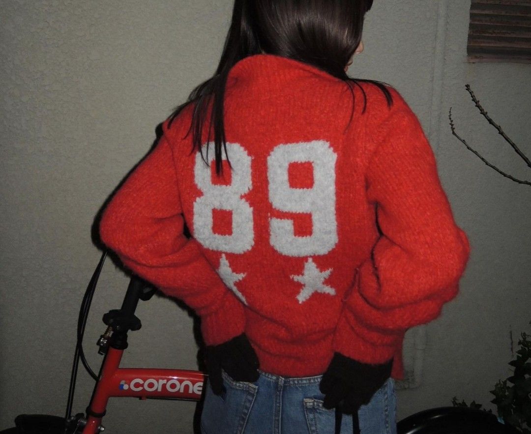 wts) paloma wool champions 89 intarsia knitted collar sweater