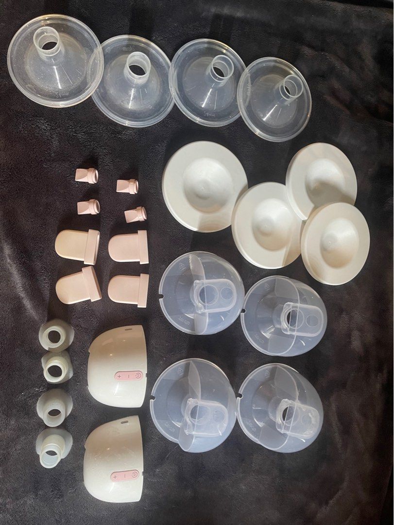 Youha Ins Gen 2 wearable pump (Category: Breastfeeding & Bottle Feeding) located in Quezon City. Submitted by llimc (Listing ID 1298662567, Image 2). Description: With extra 1 set of cups, breast shield, valve, diaphragm and inserts.
