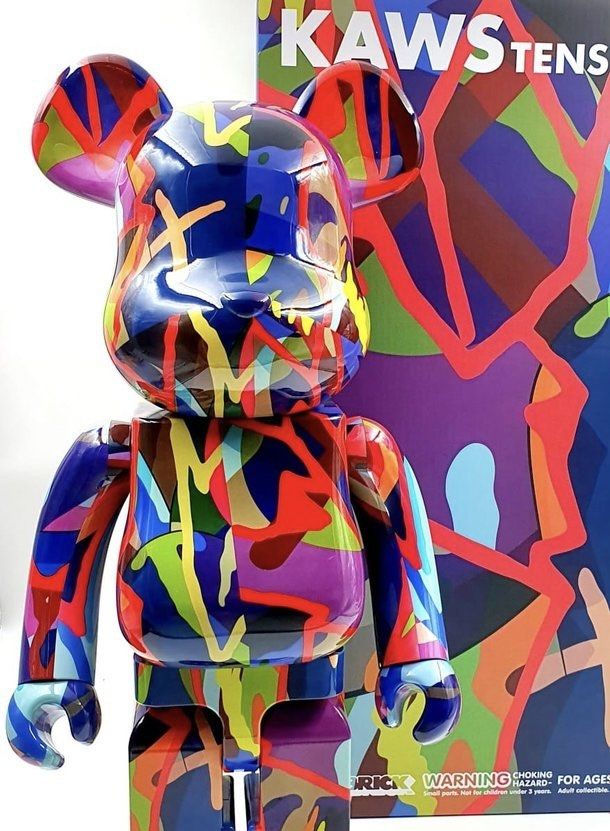 BE@RBRICK KAWS TENSION 1000% TOKYO FIRST 赤字超特価，最新作 BE
