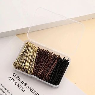 150pcs Hairpins 3 color with plastic storage