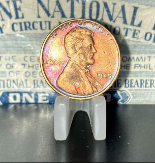 1945 Philadelphia mint one cent coin
