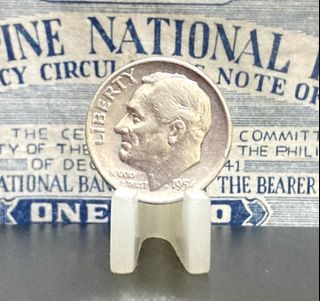 1954 Denver mint one dime coin