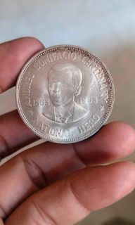 1963 one peso andress Bonifacio big silver coin