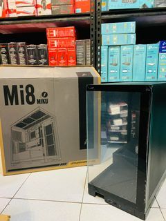 1STPLAYER Miku MI8 Gaming PC Case ATX Tempered Glass Front Side Black