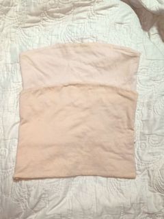 2 PCS BRANDY MELVILLE DOUBLE LINED TUBE TOP PASTEL PINK