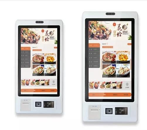 32 Inch Wall Mount Touch Screen Fast Food Ordering KIOSK Self Service ...