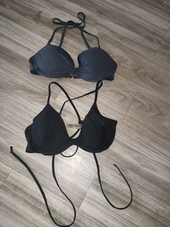 34d 2pcs Victoria's secret swimwear top with underwire