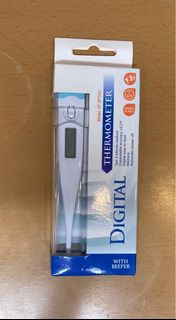 Contact Electronic Thermometer with Storage Case and Battery64166986218755110