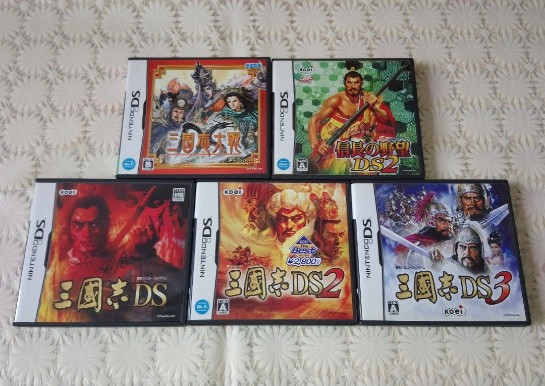 任天堂Nintendo NDS 三國志大戰/ 信長之野望DS 2 / 三國志DS 1 2 3 日 任天堂Nintendo NDS 三國志大戰/ 信長之野望DS 2 / 三國志DS 1 2 3 日