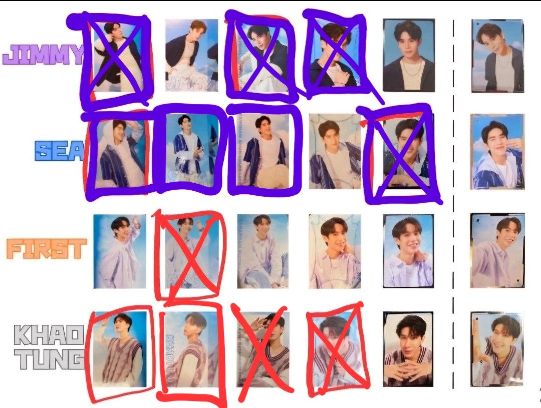 ☆神威月様☆Santaサイン Phuwinポスカ ランダムカード5点 GMMTV GMMTV