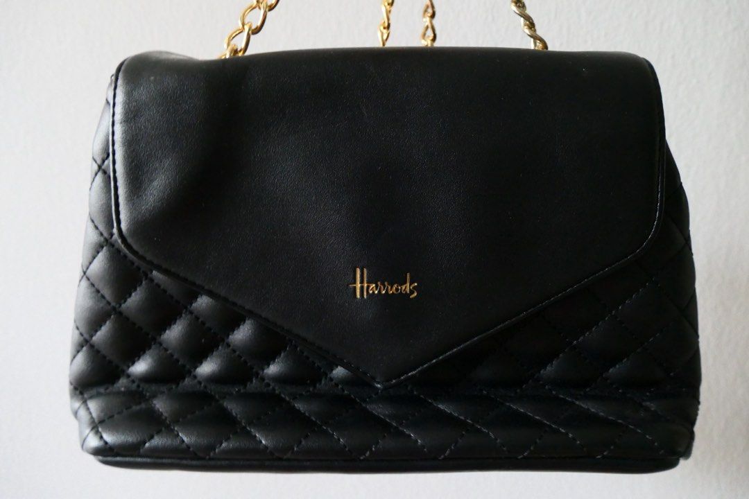 Original Harrods Chelsea Quilt Cross Body Bag
