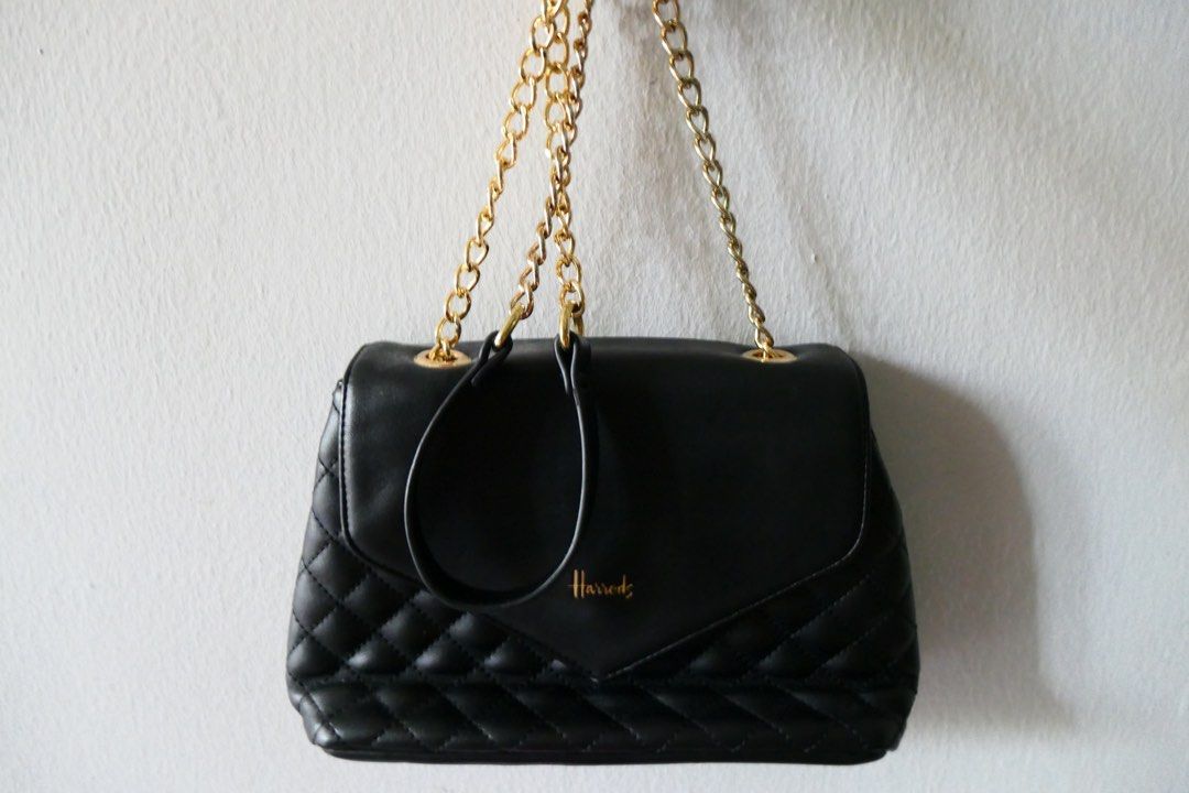 Original Harrods Chelsea Quilt Cross Body Bag