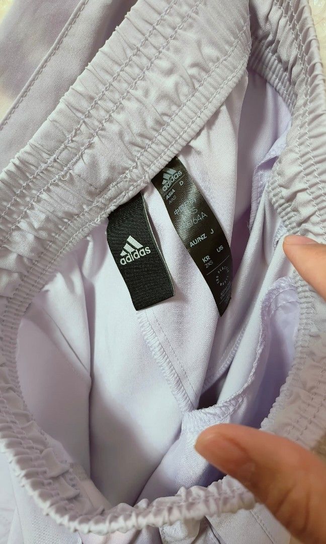 正版Adidas紫色鬆緊運動短褲（有口袋）速乾#24夏時尚 照片瀏覽 4