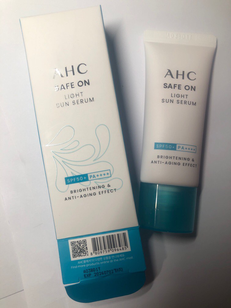 [AHC] Safe On Light Sun Serum SPF 50+ PA++++ Double Set