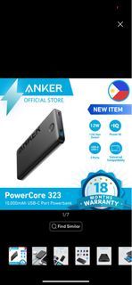 Anker 323 Powercore 10,000 MAH USB-C port