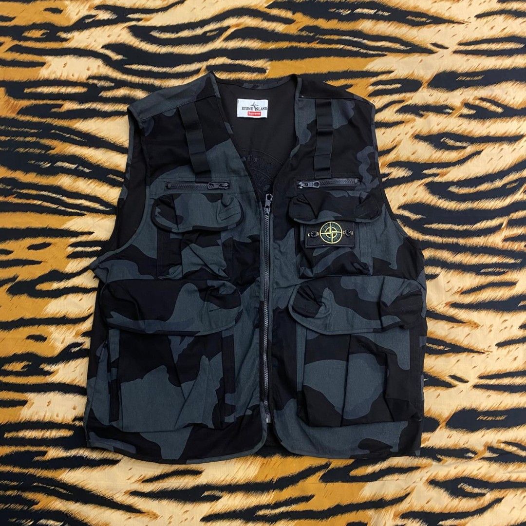Stone island military vest outlet