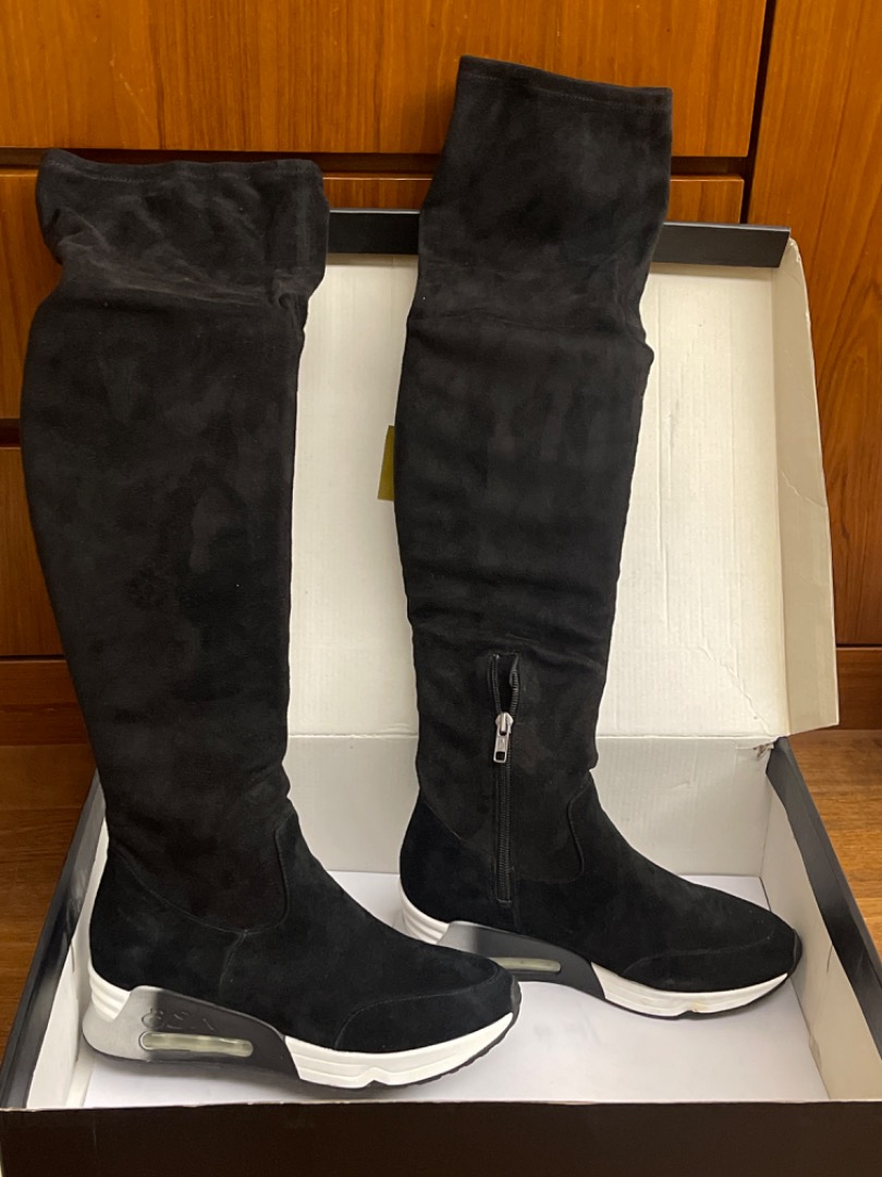 ASH over the knee suede boots Carousell