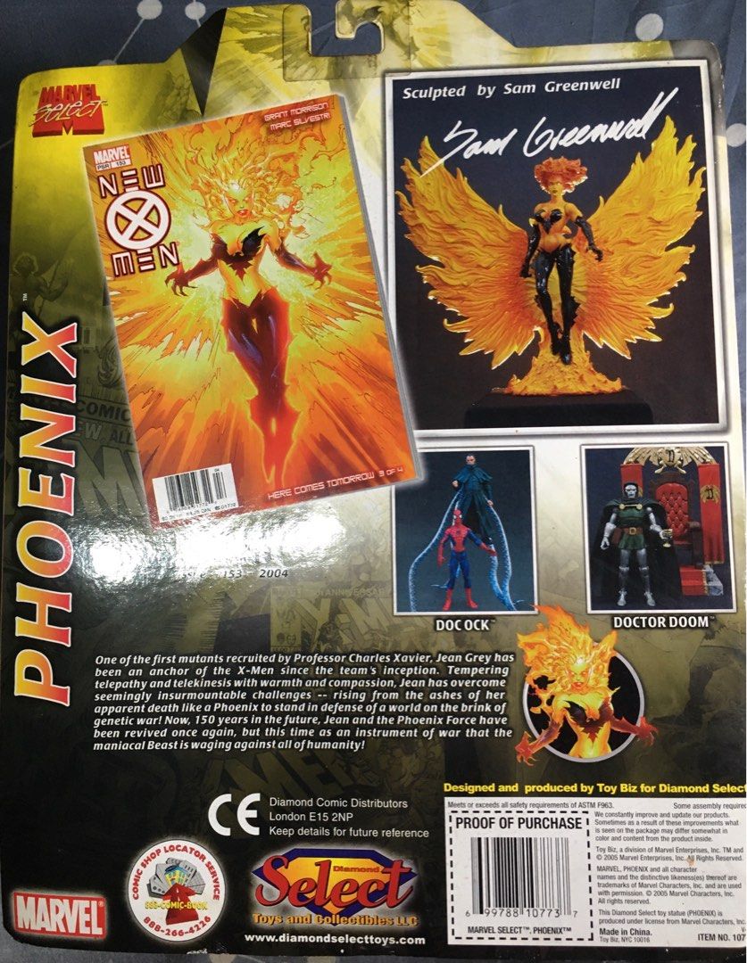 Authentic Marvel Select - Fiery Phoenix (NEW X-MEN) (Category: Figurines & Statues) located in Cainta. Submitted by shadowlynx516 (Listing ID 1298882941, Image 2). Description: Hi, I’m selling Authentic never before opened item: Authentic Marvel Select - Fiery Phoenix (NEW X-MEN).