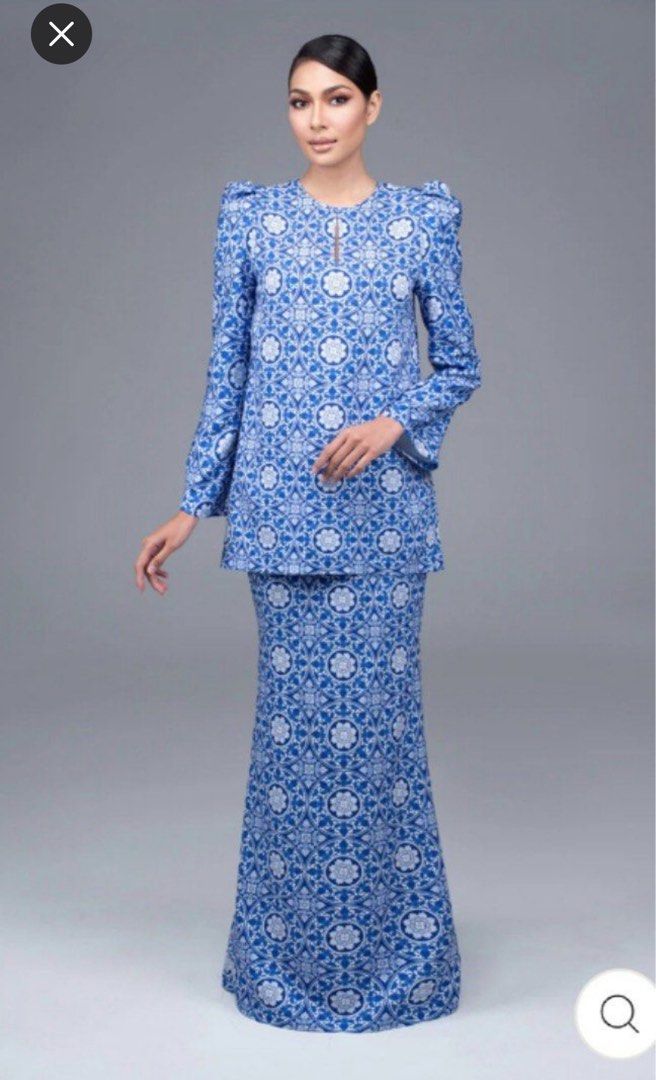 Baju Kurung Rizman Ruzaini, Women's Fashion, Muslimah Fashion, Baju ...