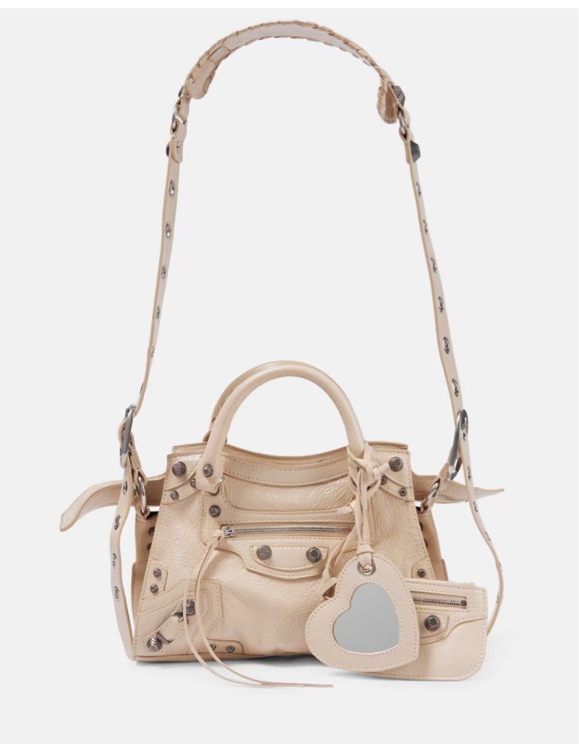 Balenciaga Neo Cagole XS in Sand Beige, Luxury, Bags
