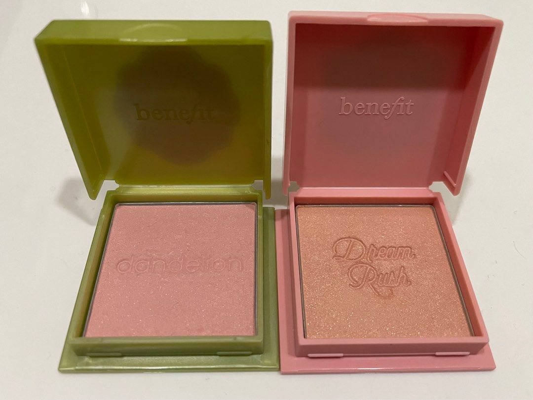 Benefit Cosmetics Dandelion Blush Mini Dream Rush Blush Mini Beauty Personal Care Face Makeup on Carousell