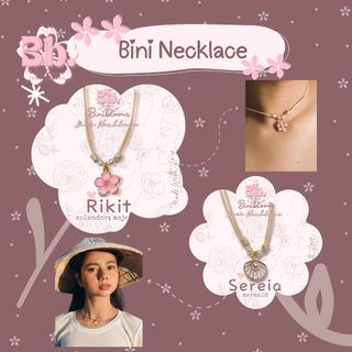 Bini Necklace Rikit & Sereia Adjustable Summer Beach Accessories With Card Holder